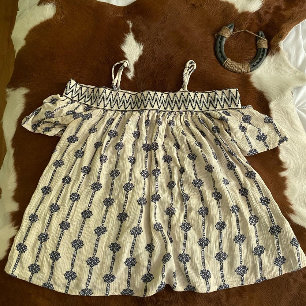 Off the shoulder shirt